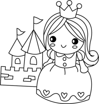 Muñeca 15 - Coloreados variados - Coloreables - 10doigts.com