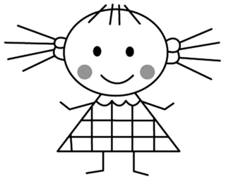 Muñeca 16 - Coloreados variados - Coloreables - 10doigts.com