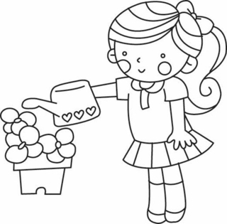 Muñeca 23 - Coloreados variados - Coloreables - 10doigts.com