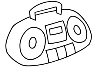 Radio 01 - Coloreados variados - Coloreables - 10doigts.com