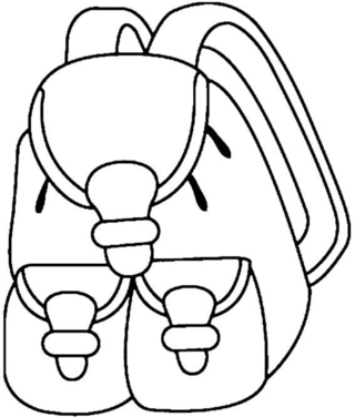 Mochila 01 - Coloreados variados - Coloreables - 10doigts.com