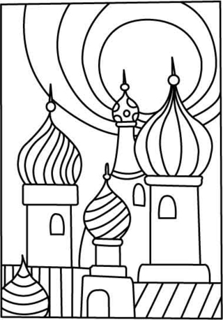 San Petersburgo - Coloreados variados - Coloreables - 10doigts.com