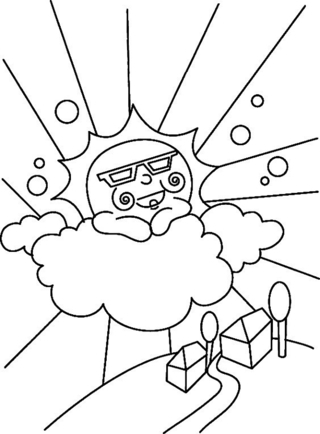 Sol 02 - Coloreados variados - Coloreables - 10doigts.com