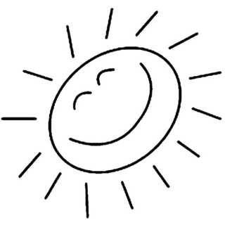 Sol 03 - Coloreados variados - Coloreables - 10doigts.com