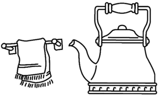 Tetera 02 - Coloreados variados - Coloreables - 10doigts.com