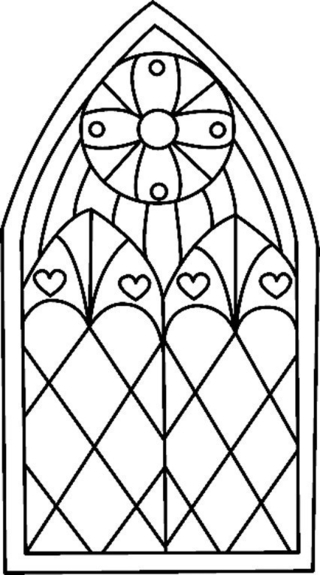 Vidriera 01 - Coloreados variados - Coloreables - 10doigts.com