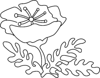 Flower 012 - Coloring pages of flowers, fruits, and vegetables - Coloring book - 10doigts.com