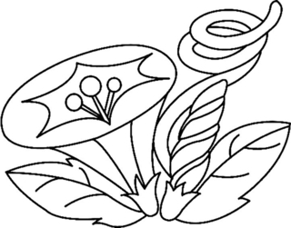 Flower 014 - Coloring pages of flowers, fruits, and vegetables - Coloring book - 10doigts.com