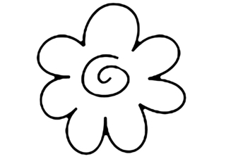 Flower 023 - Coloring pages of flowers, fruits, and vegetables - Coloring book - 10doigts.com