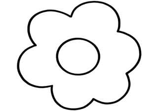 Flower 026 - Coloring pages of flowers, fruits, and vegetables - Coloring book - 10doigts.com