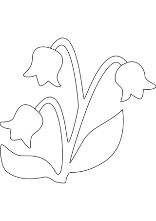Flower 034 - Coloring pages of flowers, fruits, and vegetables - Coloring book - 10doigts.com