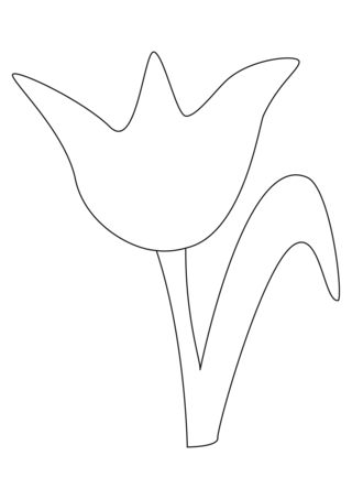 Flower 036 - Coloring pages of flowers, fruits, and vegetables - Coloring book - 10doigts.com