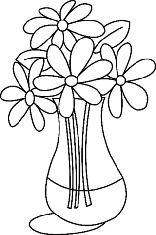 Flowers 024 - Coloring pages of flowers, fruits, and vegetables - Coloring book - 10doigts.com