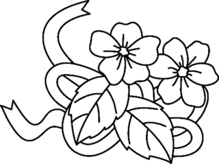 Flowers 034 - Coloring pages of flowers, fruits, and vegetables - Coloring book - 10doigts.com