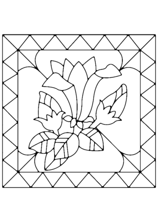 Flowers 040 - Coloring pages of flowers, fruits, and vegetables - Coloring book - 10doigts.com