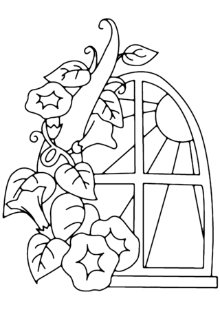 Flowers 041 - Coloring pages of flowers, fruits, and vegetables - Coloring book - 10doigts.com
