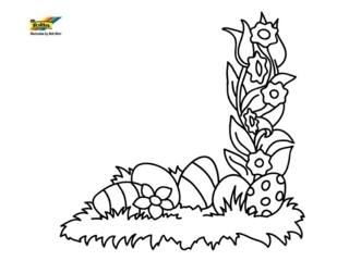 Flowers 049 - Coloring pages of flowers, fruits, and vegetables - Coloring book - 10doigts.com
