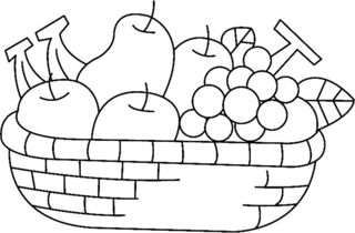 Fruits 06 - Coloring pages of flowers, fruits, and vegetables - Coloring book - 10doigts.com