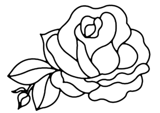 Pink 01 - Coloring pages of flowers, fruits, and vegetables - Coloring book - 10doigts.com