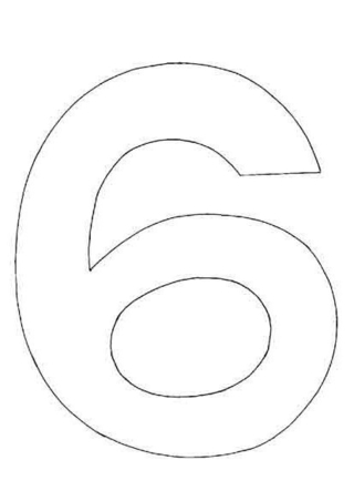 6 - Letter and number coloring pages - Coloring book - 10doigts.com