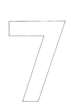 7 - Letter and number coloring pages - Coloring book - 10doigts.com