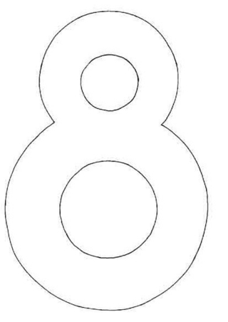 8 - Letter and number coloring pages - Coloring book - 10doigts.com