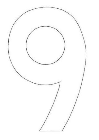 9 - Letter and number coloring pages - Coloring book - 10doigts.com