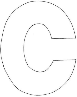 Capital C - Letter and number coloring pages - Coloring book - 10doigts.com