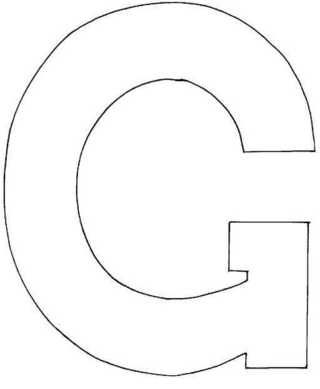 Uppercase G - Letter and number coloring pages - Coloring book - 10doigts.com
