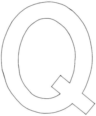 Uppercase Q - Letter and number coloring pages - Coloring book - 10doigts.com
