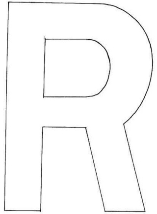 Uppercase R - Letter and number coloring pages - Coloring book - 10doigts.com