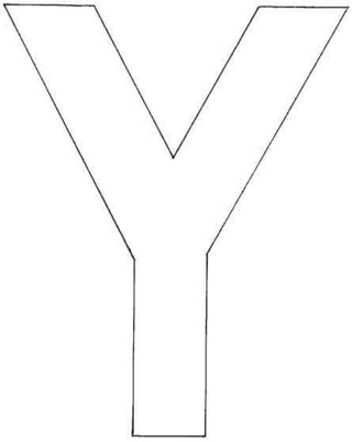 Uppercase Y - Letter and number coloring pages - Coloring book - 10doigts.com