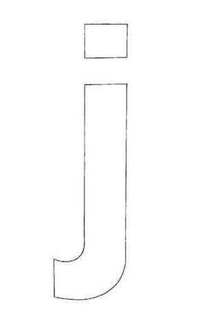 lowercase j - Letter and number coloring pages - Coloring book - 10doigts.com