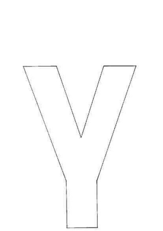 lowercase y - Letter and number coloring pages - Coloring book - 10doigts.com