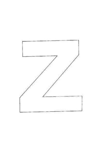 lowercase z - Letter and number coloring pages - Coloring book - 10doigts.com