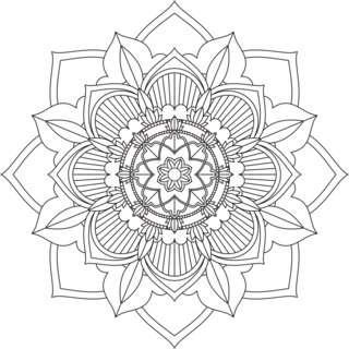 Mandala12 - Mandala coloring pages - Coloring book - 10doigts.com