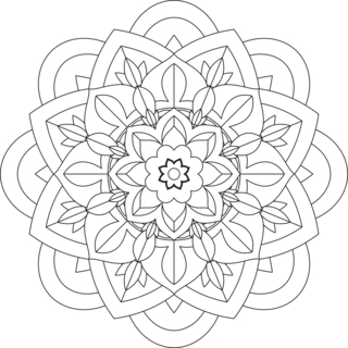 Mandala13 - Mandala coloring pages - Coloring book - 10doigts.com