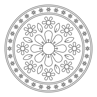 Mandala15 - Mandala coloring pages - Coloring book - 10doigts.com