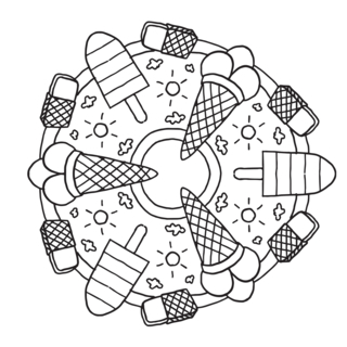 Mandala5 - Mandala coloring pages - Coloring book - 10doigts.com