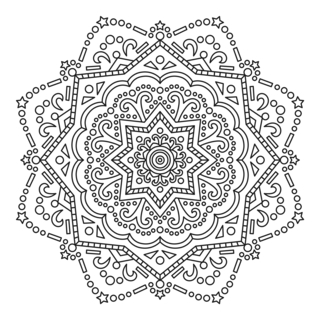 Mandala7 - Mandala coloring pages - Coloring book - 10doigts.com