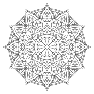 Mandala8 - Mandala coloring pages - Coloring book - 10doigts.com