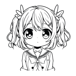 Manga 20 - Manga coloring pages - Coloring book - 10doigts.com