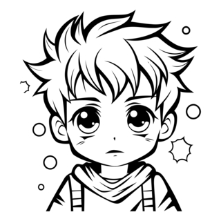 Manga 24 - Manga coloring pages - Coloring book - 10doigts.com