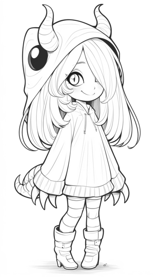 Manga 31 - Manga coloring pages - Coloring book - 10doigts.com