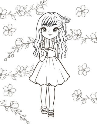 Manga 6 - Manga coloring pages - Coloring book - 10doigts.com