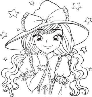 Manga 8 - Manga coloring pages - Coloring book - 10doigts.com