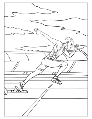 Olympics-Sport-9 - Olympic Games Sports Coloring Pages - Coloring book - 10doigts.com