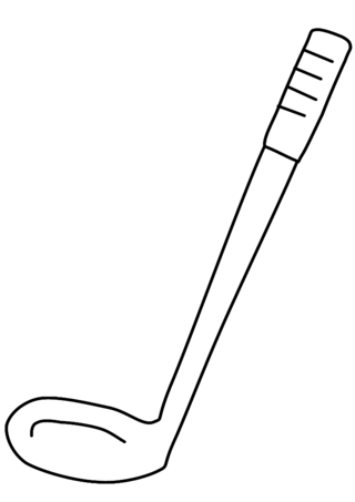 Golf Sport 02 - Olympic Games Sports Coloring Pages - Coloring book - 10doigts.com