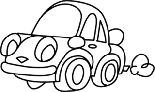 Auto 01 - Vehicle coloring pages - Coloring book - 10doigts.com