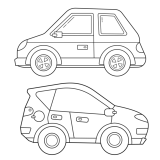 Auto 15 - Vehicle coloring pages - Coloring book - 10doigts.com